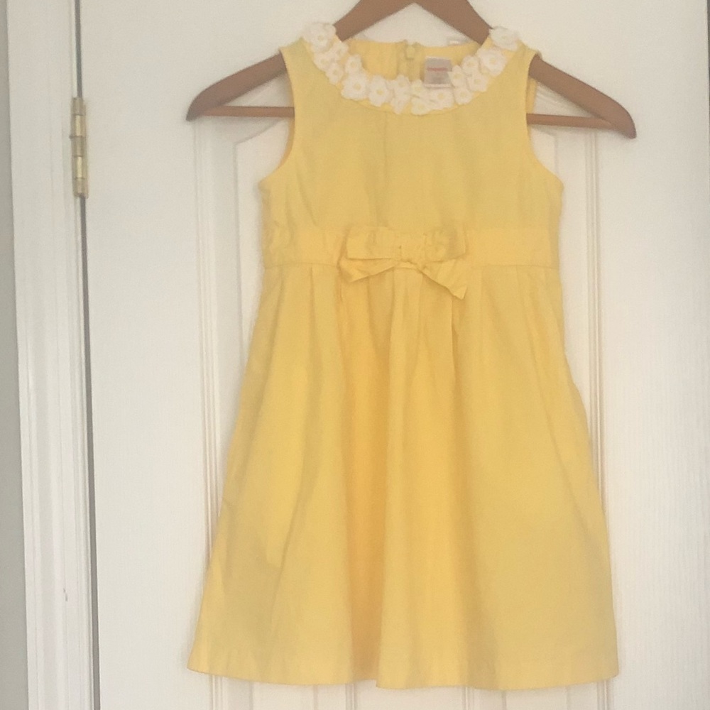 Gymboree yellow dress Girls size 6